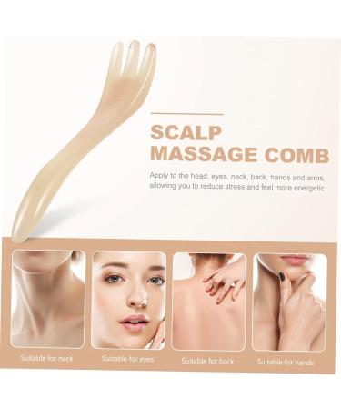 Plafope Scratching Kamm Head Massager for Women - Scalp Massage Comb for Stress Relief and Relaxation - 14.5x3cm - Buy Online on GoSupps.com