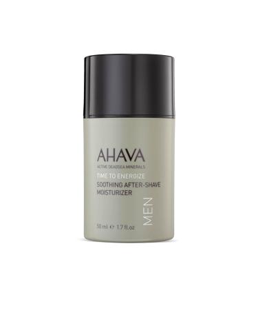 AHAVA Men's Soothing After-Shave Moisturizer - Light-absorbing Lotion to Calm Hydrate & Relieve the Skin After Shaving Enriched by Exclusive Osmoter & G-Force blend Calendula & Hamamelis 1.7 Fl.Oz