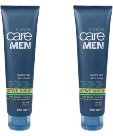 AVON CARE Active Sport After Shave Gel 2x 100ml - Soothing Post-Shave Treatment - Buy Online on GoSupps.com