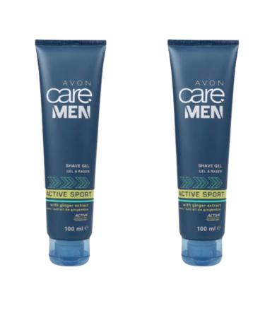 2x AVON CARE - Active Sport - After Shave Gel - 100ml(200ml)