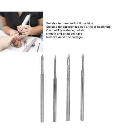 SONEW 4-Part Tungsten Steel Nail Drill Set | Road Removal Nail Polishing & Grinding Head | Essential Manicure Tool for Electric Nail Files - Buy Online on GoSupps.com