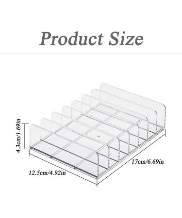 ZhangJJJJJJJ Eyeshadow palette makeup organizer with 7 compartments eyeshadow tray for storing makeup nail polish and eyeshadow palettes - Buy Online on GoSupps.com