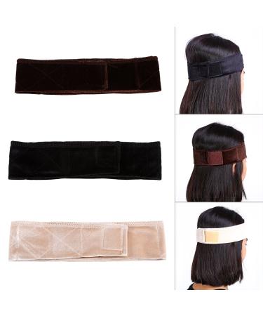 Yosoo Wig Grip Hair Band - Velvet Adjustable Headband for Women - Beige - Buy Online on GoSupps.com