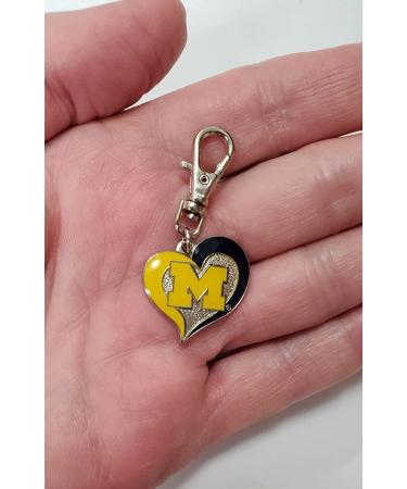 University of Michigan Wolverines Charm - Perfect for Zipper Pulls, Purses, Wallets, Backpacks, Pet Collars, Harnesses, Leashes, and More - Buy Online on GoSupps.com