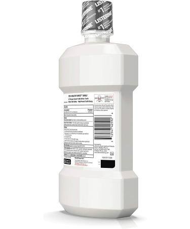 Listerine Whitening Plus Restoring Fluoride Rinse Clean Mint 946 mL - Pack of 2 | Oral Care - Buy Online on GoSupps.com