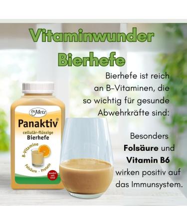 Panaktiv Liquid Brewers Yeast 500ml - Rich in Vitamins B1 B2 B6 B12 Folic Acid Biotin & Zinc - Quality Since 1950 | International Shipping Available - Buy Online on GoSupps.com