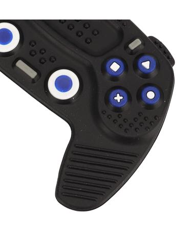 Safe Silicone Teething Toy - Baby Teether in Remote Control Shape for Educational Chew Sensory - Black - Buy Online on GoSupps.com