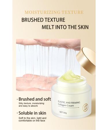 Grospe Elastic and Firming Collagen Cream Moisturizing & Nourishing Cream Hydrates Moisturizes Nourishes and Firms the Skin Suitable for Dry Normal and Oily Skin Types 1.76 FL OZ - Buy Online on GoSupps.com