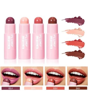 Hydrating Plumping Lip Balm Lightening Lip Wrinkles Polishing Lip Textuur Instantly Lip Plumper Langdurige Moisturizing Lipstick Voeding Lip Care Cosmetic 04 Tan Ponceau 04 - Buy Online on GoSupps.com