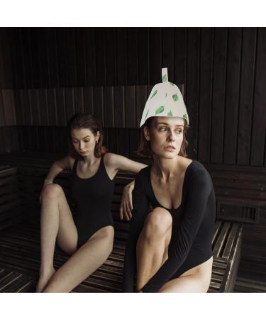 Milist Sauna Hat - 2-Piece Wool Felt Shower Cap & Bath Cap for Women | Assorted Colors | 20x20cm Sauna Accessories - Buy Online on GoSupps.com
