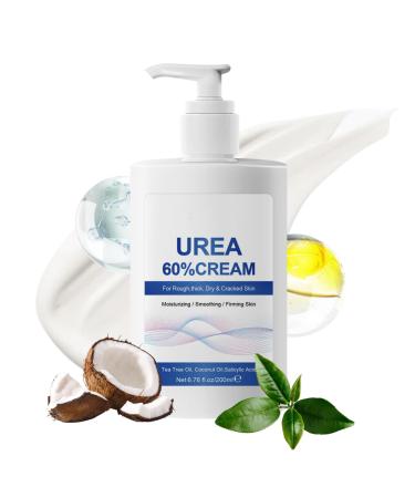60% Urea Cream - Cracked Heel Repair Cream For Feet and Hand - Foot Cream for Cracked Heels and Dry Skin - Urea Cream 60 Percent for Feet - Maximum Strength for Hand Foot and Body Care