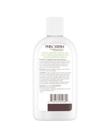 Phisoderm Fragrance-Free Cream Cleanser for Sensitive Skin 6 oz - Pack of 4 - Buy Online on GoSupps.com