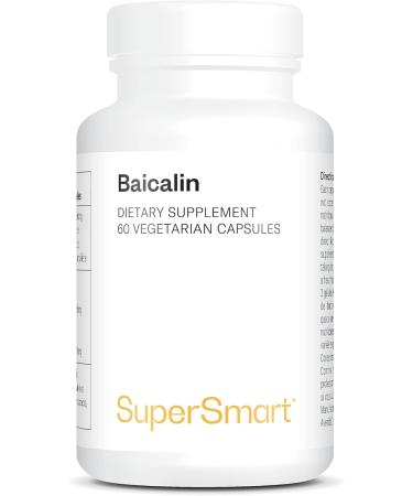 Supersmart Baicalin 500 mg Supports Liver Health Helps Cleanse and Detoxify The Liver - Relaxing & Antiviral and Anti-Inflammatory Properties - 60 capsules - Buy Online on GoSupps.com