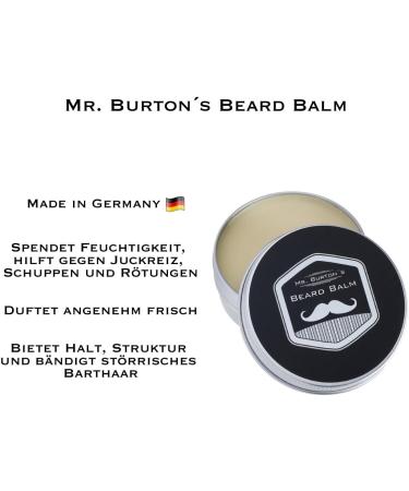Mr. Burton's Beard Balm 60g - Premium Styling & Care with Argan Oil for a Smooth Soft Beard | International Shipping Available - Buy Online on GoSupps.com