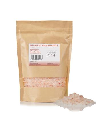 FRISAFRAN | Sel Rose De l'Himalaya Gros 500g | sel grain | 100% naturel et non raffin | Haute teneur en min raux | Origine Pakistan | GRAND | sel himalaya | Rose | sel himalaya rose | Pas D'additifs