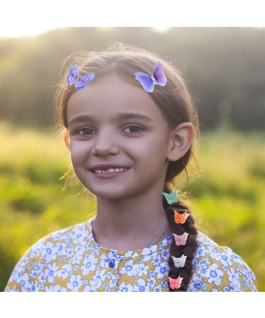 58 pcs Hair Clips Set for Women and Girls - Mini Cute Butterfly Clips in Multiple Colors - Pastel Hair Accessories for Girls and Women - Buy Online on GoSupps.com