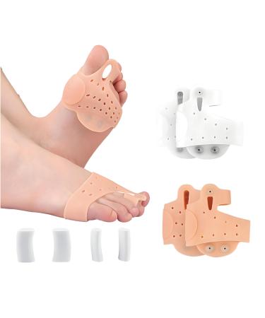 Big toe valgus orthotics Best bunion corrector Metatarsal Pads Gel Toe Separators Bunion Corrector Cushion Toe Spacers Ball of Foot Cushions Soft&Breathable Idea for Mortons Neuroma Blisters