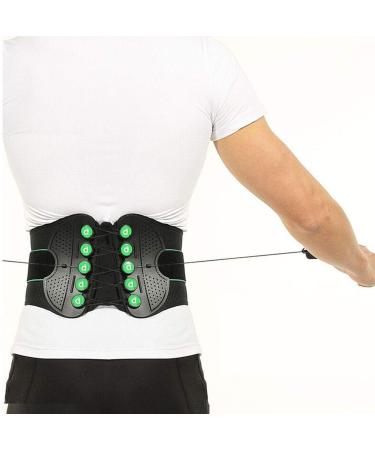Buy Indian Lumbar Support Belt for Pain Relief | Back Support for Sciatica Herniated Disc Scoliosis - Unisex Adjustable Strap - Buy Online on GoSupps.com