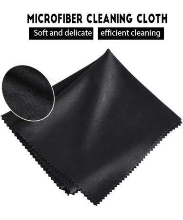 Premium Glasses Cleaning Cloths (12 pcs) | Eyeglass Cleaner & Lens Wipes for Screens Electronics & Delicate Surfaces - Buy Online on GoSupps.com