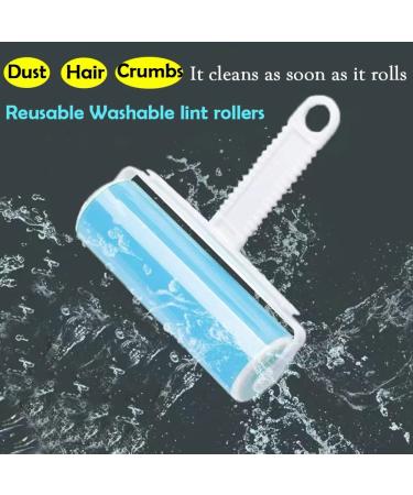 MINRGZEE Lint Roller 3 Pack - Washable & Reusable Pet Hair Remover for Clothes - Includes Large, Medium, and Small Sizes - Buy Online on GoSupps.com