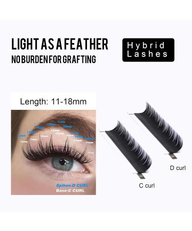 Shop 13mm D Curl 0.07 Individual Eyelash Extensions | Gemerry 1:1 Single Lashes for Stunning Eyes - Buy Online on GoSupps.com