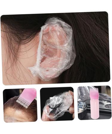Beavorty 1 Set hair oil applicator hair coloring kit hair coloring tools hair oil bottle hair dying accessory kit shower caps hair applicator tool hairstyling gloves hair dye bleach plastic 6.9x4.8cm Pink - Buy Online on GoSupps.com