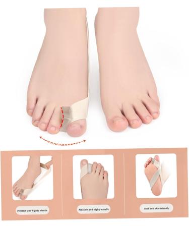 Toe Spreader for Correction 4 Pack Elastic Breathable Toe Spacers for Bunions Portable Skin-Friendly Protection for Overlapping Toes - 6.9 x 1 Inch - Buy Online on GoSupps.com