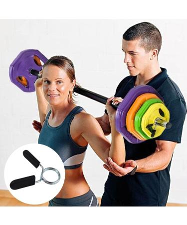 Doulein Spring Closures - 4PC Dumbbell Clamps & Barbell Clips for Weight Lifting | Durable 28mm Spring Closure for Dumbbell Bars - Buy Online on GoSupps.com