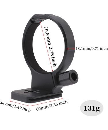 Runshuangyu Metal Tripod Collar Mount Ring 1/4 for Sigma APO 70-200mm F2.8 II EX DG Macro HSM - 71mm Ring Diameter - Buy Online on GoSupps.com