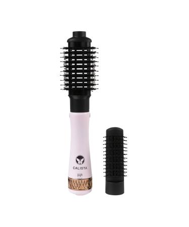 Calista Tools Calista StyleDryer Pro Custom Blowout, 2-in-1 Styling Tool, Blow Dryer and Styling Brush for All Hair Types, Includes 2 Brush Attachments, Powder Pink, 2