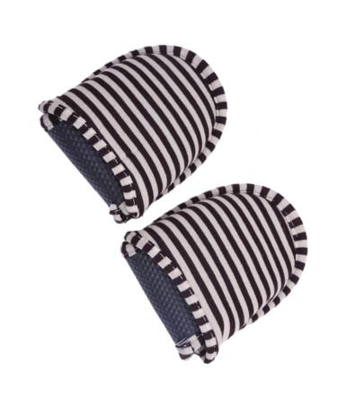 Alomejor 1 pair of foldable travel shoes portable striped spa house shoes washable non-slip for the interior made of soft cotton Women Type Brown Strip