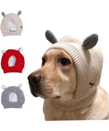 Buy Weduspaty Cute Beige Dog Knitted Hat | Stylish Pet Accessory for International Shipping - Buy Online on GoSupps.com