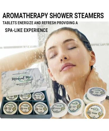 Shower Bombs Aromatherapy - Organic Essential Oil Shower Steamers for Relaxation & Stress Relief - Vapor Shower Tablets for Spa Experience - Self Care Gifts for Men and Women - Buy Online on GoSupps.com