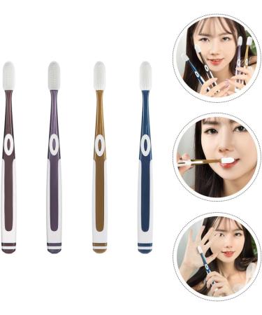 Healvian 3 Sets Nano Toothbrush - Soft Silicone Bristles for Adults & Kids | Travel-Friendly 4-Hour Handwart Toothbrushes | Ultra-Elastic TPU Design - Buy Online on GoSupps.com
