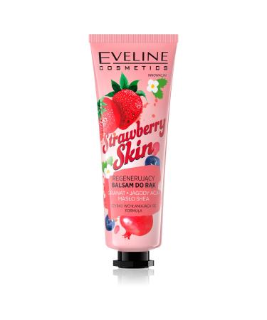Eveline Hand Balm Cream Strawberry Moisturising Smooth Skin Care - 50ml