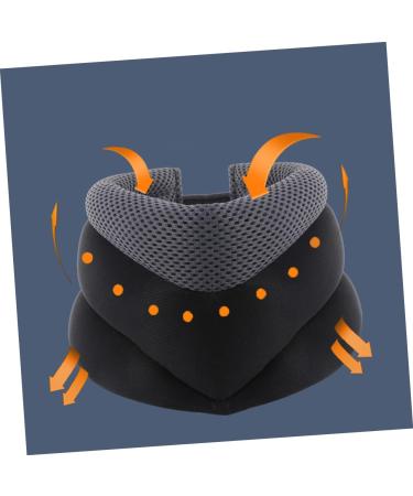 FRCOLOR Cervical Support Brace - Three Layers Breathable Guard - Medium Grey for Optimal Comfort & Stability - Buy Online on GoSupps.com