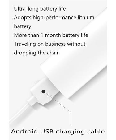 Adult Electric Toothbrush - 3-Mode Rotating Deep Cleaning with 2 Brush Heads & Smart Timer - Rechargeable | White - Buy Online on GoSupps.com