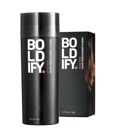 Boldify stray hair for thinning hair (ash brown) invisible natural large bottle 56g hides hair loss in 15 sec hair sealing hair powder for fine hair women/men 56 g (1 Pack) ash brown ash
