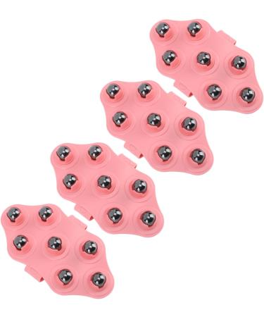 4-Piece Shaped Massage Shoe with 7 Magnetic Roller Balls - Full Body Massager for Muscle Neck Joint Foot Shoulder & Leg Pain Relief - Buy Online on GoSupps.com