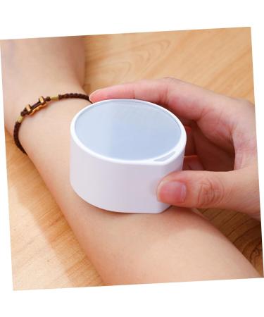 Buy Homsfou Portable Hair Removal & Nail Polisher for Women | Effective Epilator & Hair Tie | Crystal White Footfish Design - Buy Online on GoSupps.com