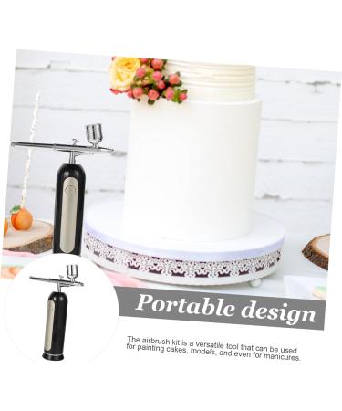 PAMINGONO 1 Set Spray Hydrating Apparatus Cake Decorating Kit Makeup Kit Nail Kit Black Aluminum Alloy 19.00X15.50X4.50CM Black - Buy Online on GoSupps.com