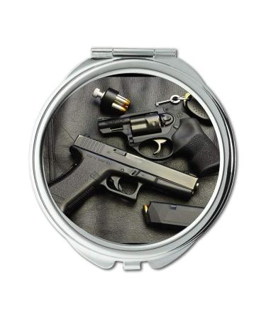 YENDOSTEEN Mirror Compact Mirror r guns Round Mirror full hd gun s pocket mirror portable mirror