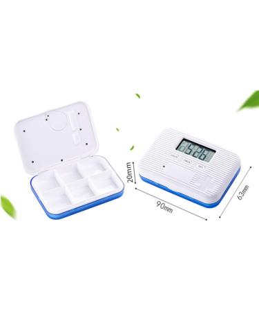 BrilliantDay Electronic Pill Timer-Reminder - Automatic Medication Dispenser with Alarms Clock - Buy Online on GoSupps.com