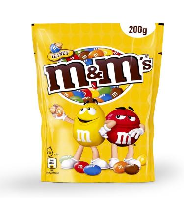  M&M's M&M's PEANUT - Peanut balls coated in milk chocolate - 200g bag (Pack of 9) - Buy Online on GoSupps.com