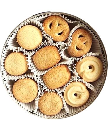 Authentic Danish Style Butter Cookies in Festive Tin - 340g | Rich Buttery Delight from Denmark For Holidays & Celebrations - Buy Online on GoSupps.com