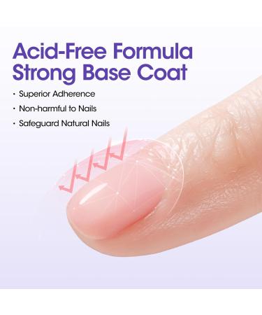 Shop Gellen Gel Base Coat 18ml - Strong Soak Off UV Cured Nail Polish for Salon Quality Results - E-No-Sanding Formula - Buy Online on GoSupps.com
