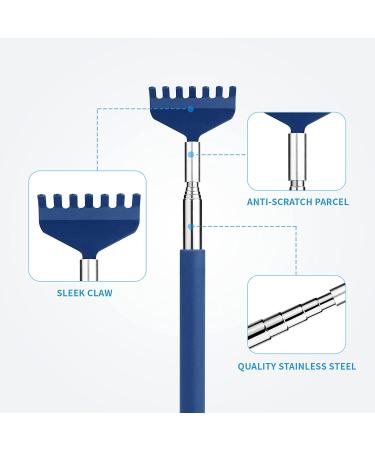 Marvolia 4 Pack Back Scratchers Telescoping Metal Back Scratcher for Adults with Odorless TPR Rubber Grip - Multi-Colored - Buy Online on GoSupps.com