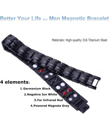 Buy Titan-Power Magnetic Hardening Tape Bracelets for Arthritis - Adjustable 3500 Gauss Men's Health Magnet - Buy Online on GoSupps.com