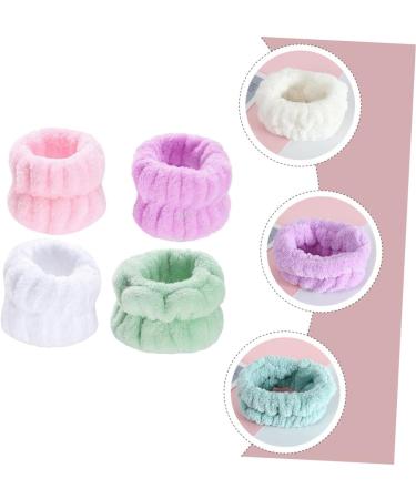 4paires Lot Bracelets Pour Lavage Du Visage Serviettes Absorbantes L gers Et Durables - Buy Online on GoSupps.com