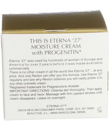 Revlon Eterna '27' All-Day Moisture Cream 56.7g/2oz - Hydrating Face Cream - Buy Online on GoSupps.com